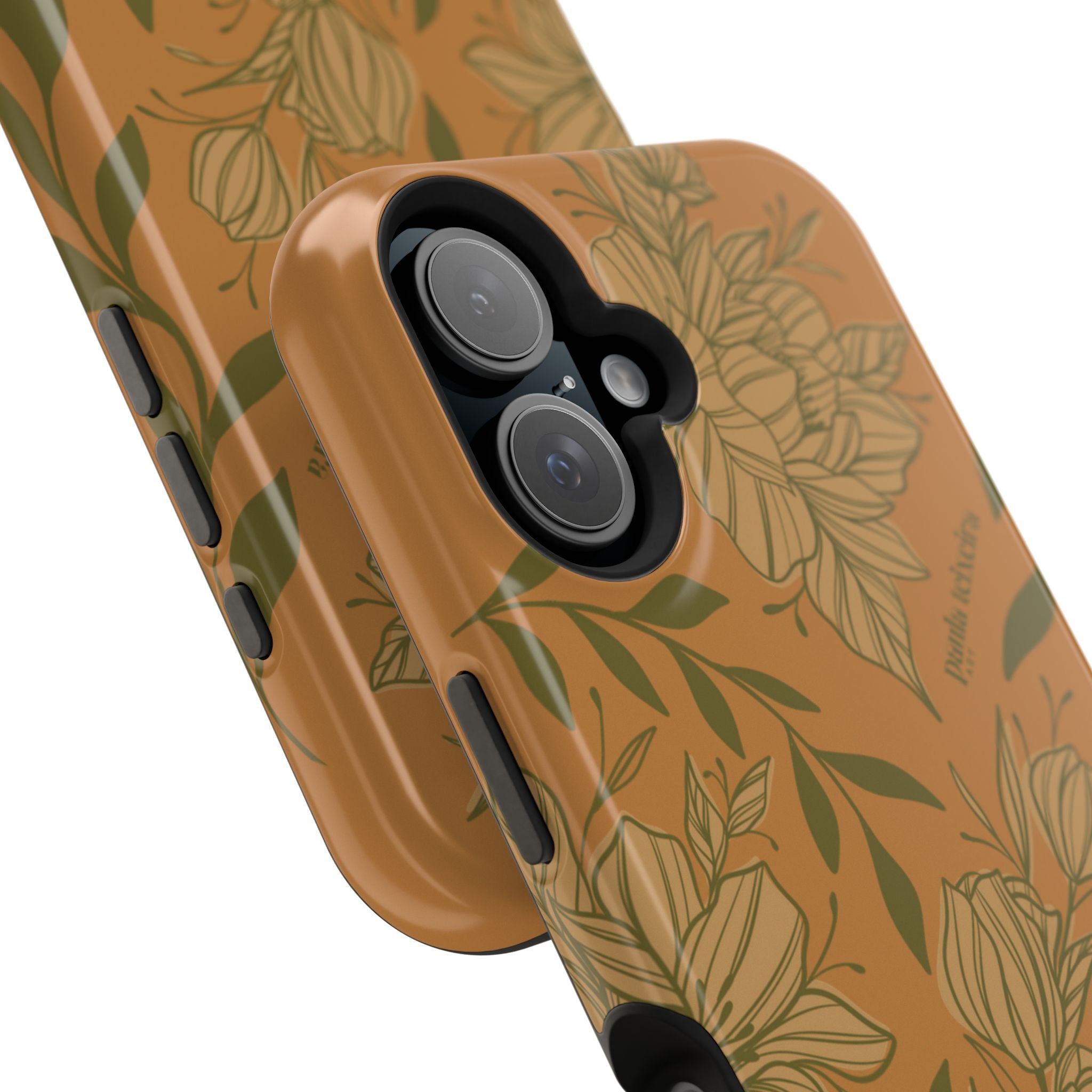 Floral Impact-Resistant Magnetic Phone Case