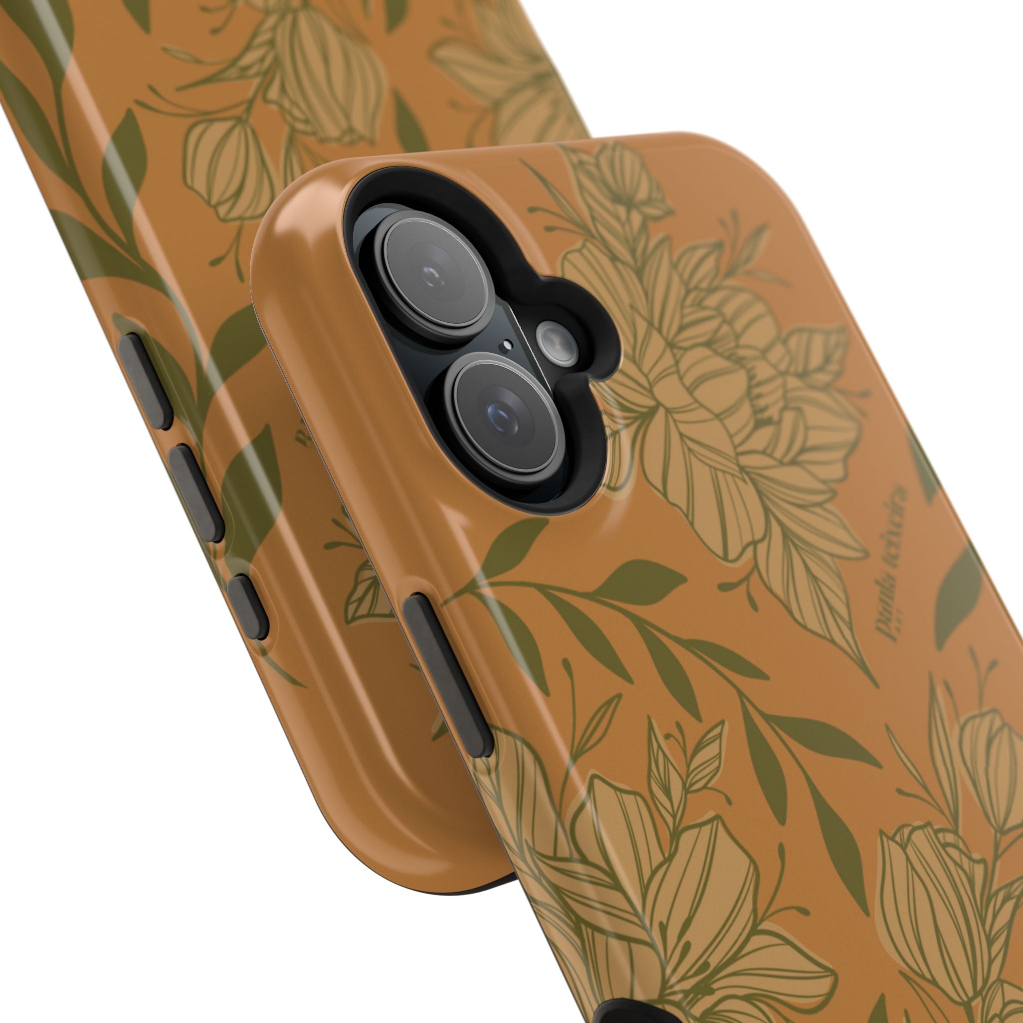 Floral Impact-Resistant Magnetic Phone Case