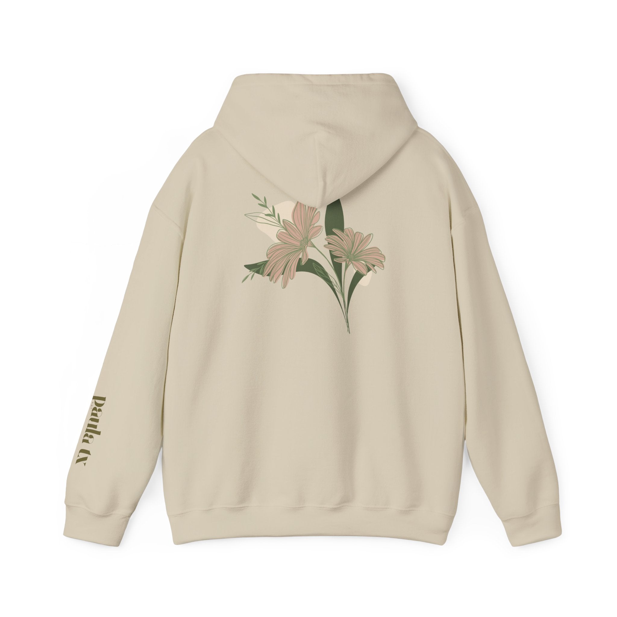 Floral Unisex Hooded Sweatshirt - Comfort & Style for Nature Lovers