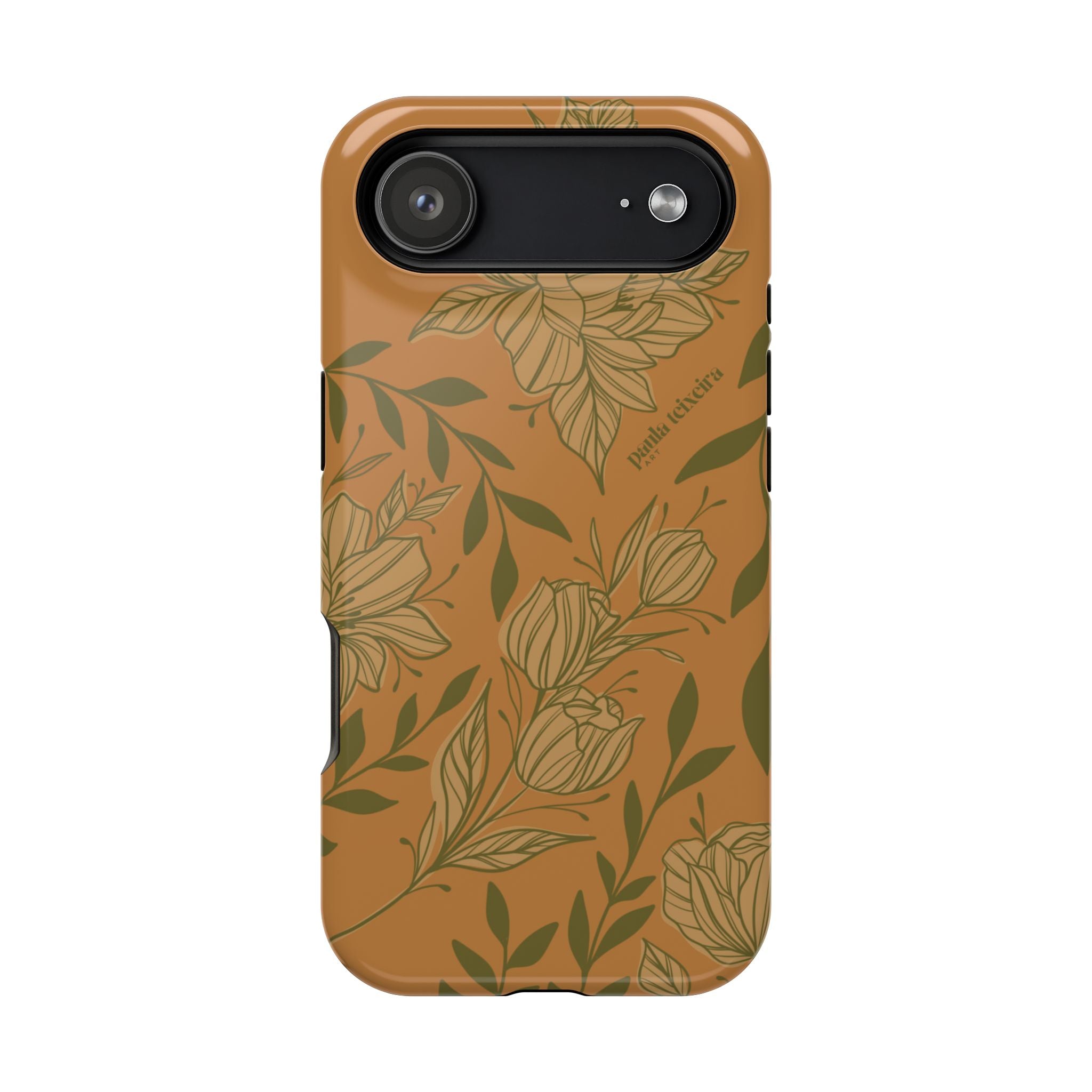 Floral Impact-Resistant Magnetic Phone Case