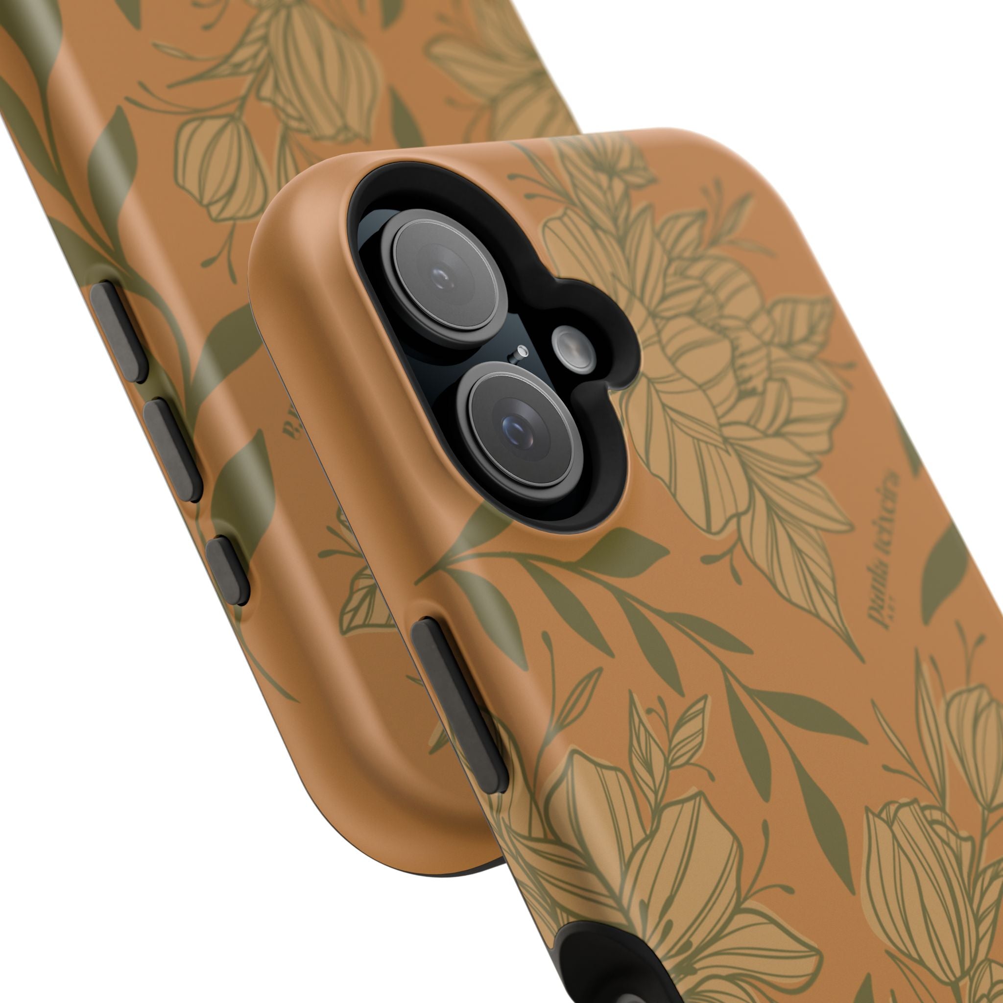 Floral Impact-Resistant Magnetic Phone Case