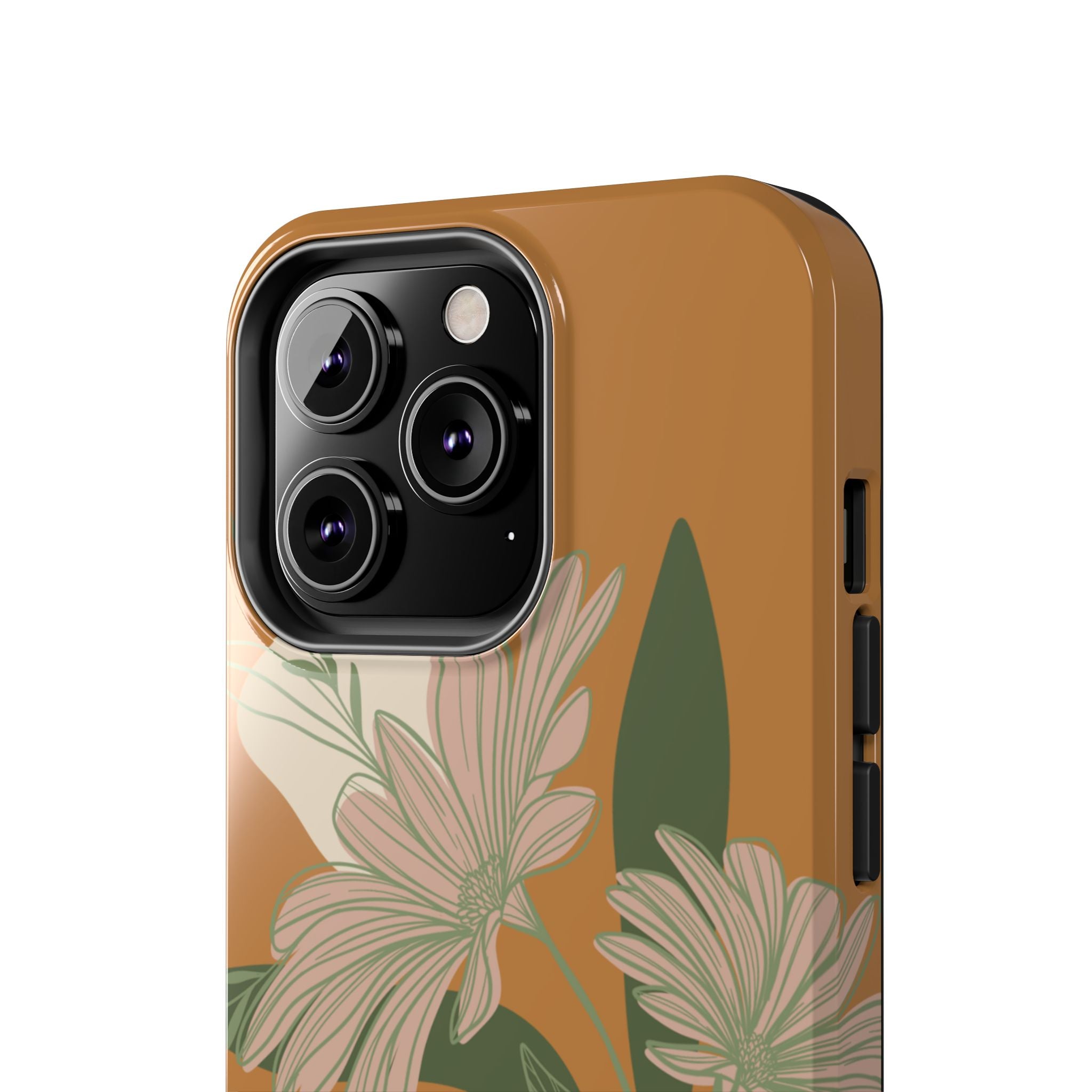 Floral Tough Phone Case - Durable Protection with Elegant Design