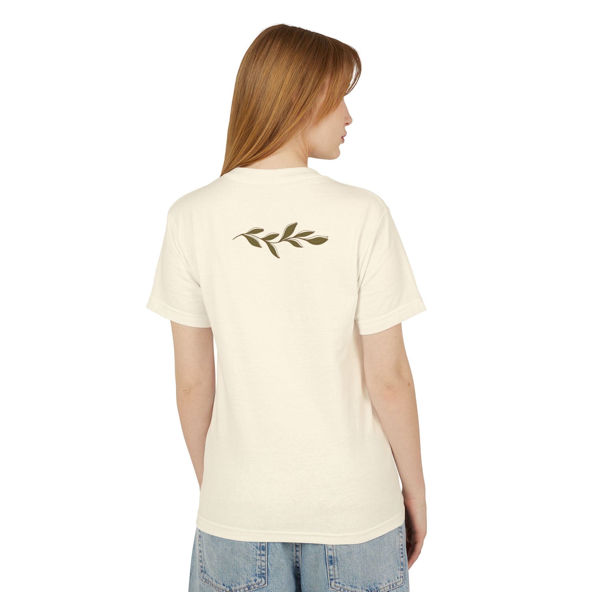 Floral Garden Unisex Heavyweight Tee - Vintage Style Cotton T-Shirt