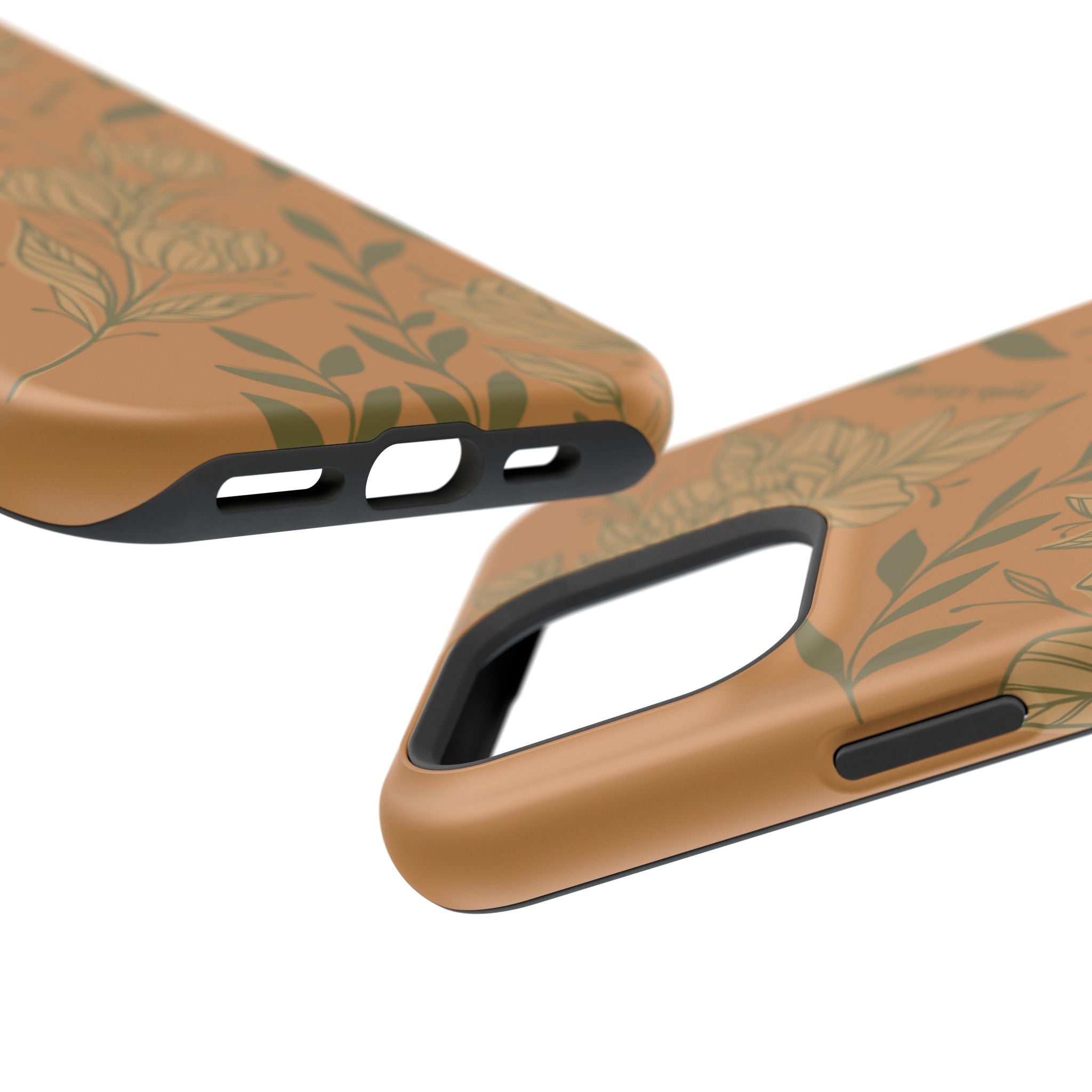 Floral Impact-Resistant Magnetic Phone Case