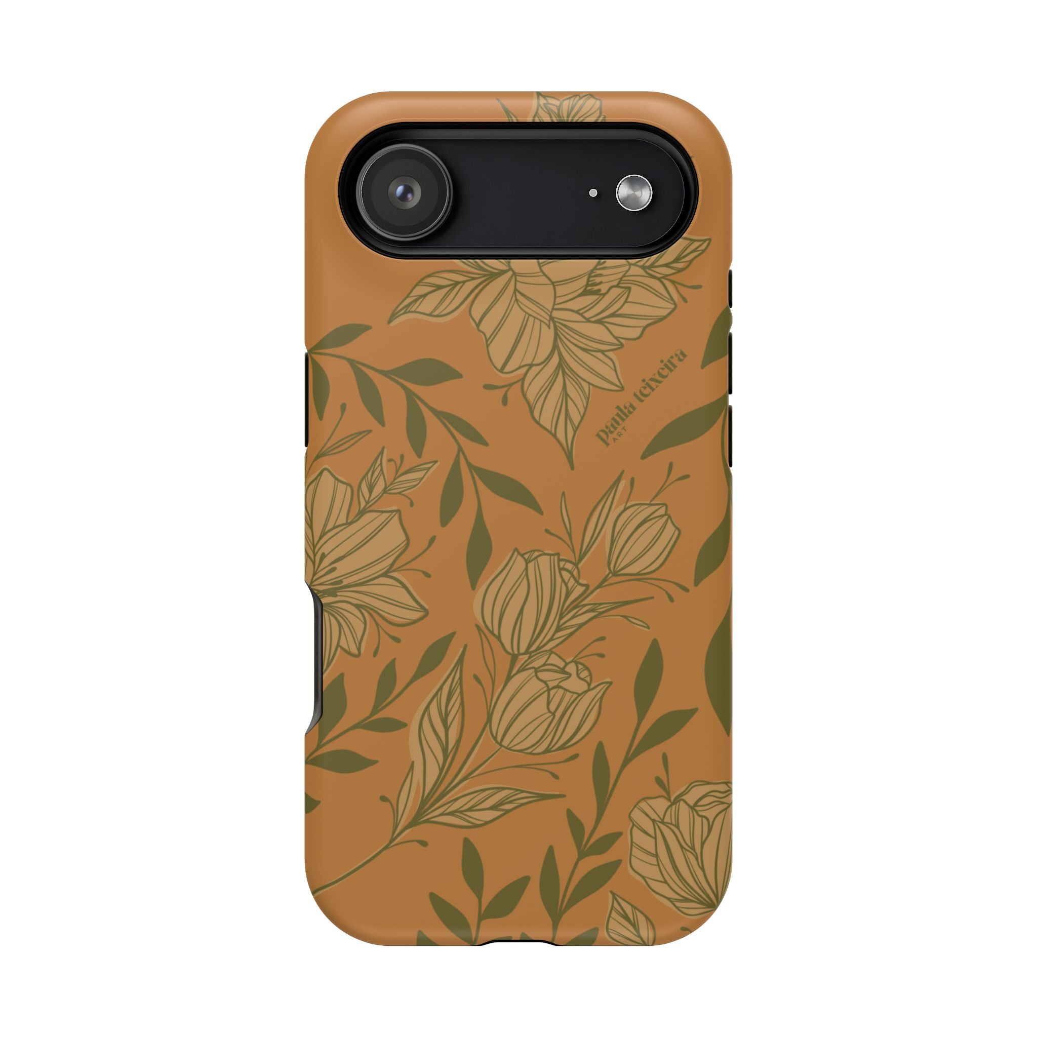 Floral Impact-Resistant Magnetic Phone Case