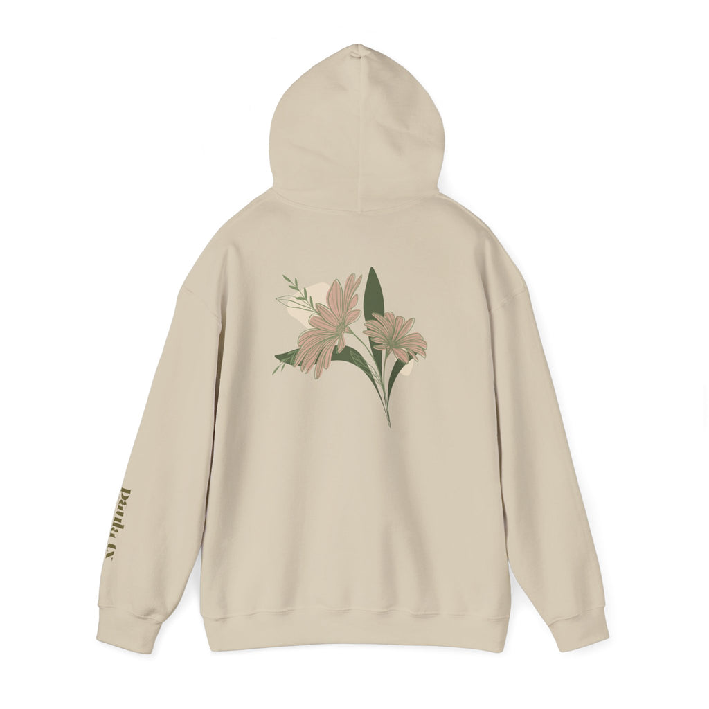 Floral Unisex Hooded Sweatshirt - Comfort & Style for Nature Lovers
