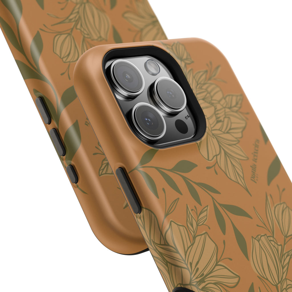 Floral Impact-Resistant Magnetic Phone Case