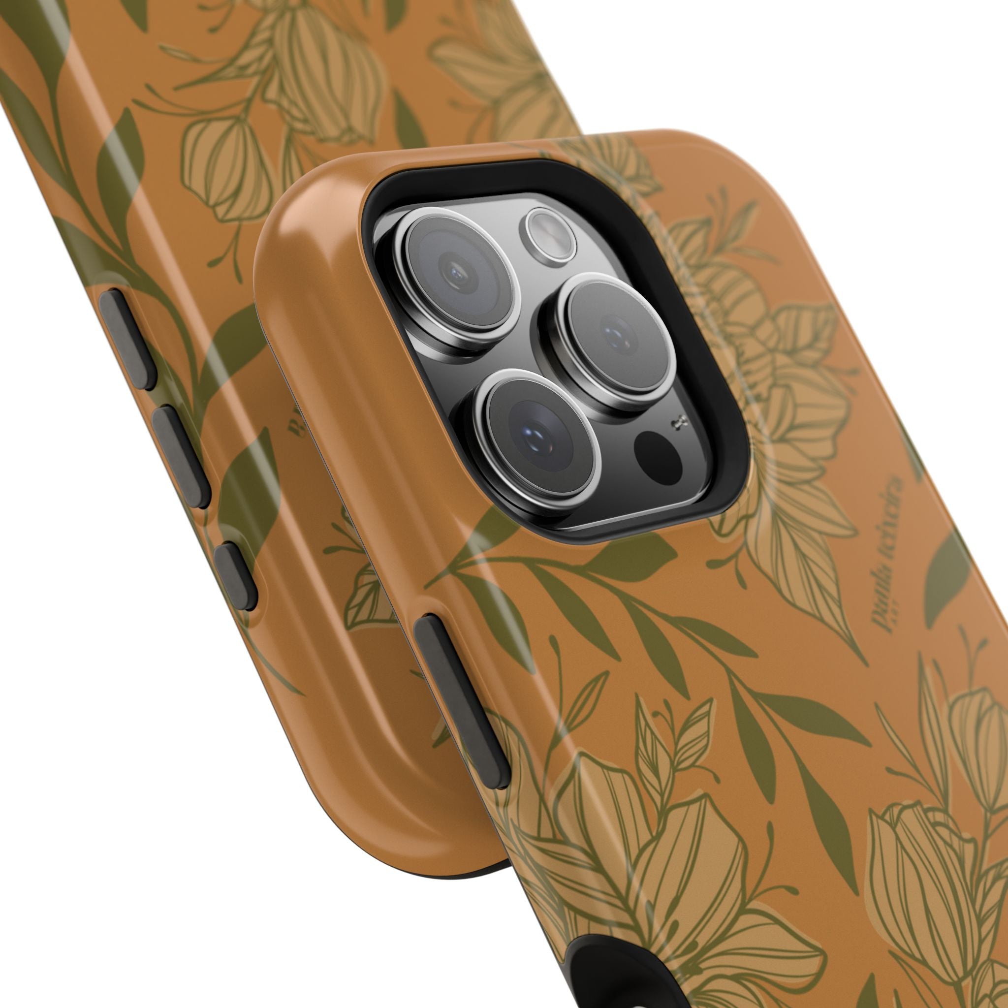 Floral Impact-Resistant Magnetic Phone Case