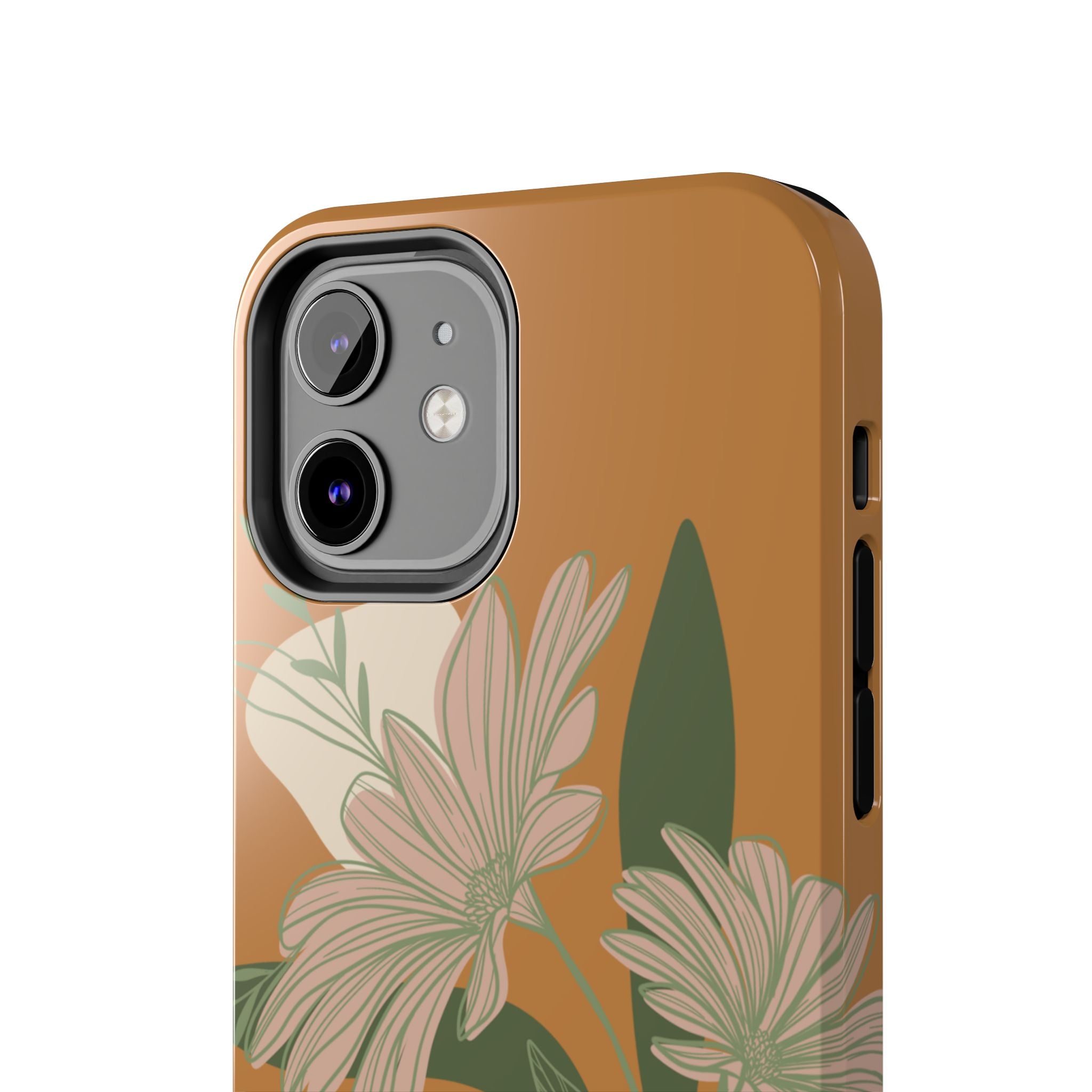 Floral Tough Phone Case - Durable Protection with Elegant Design