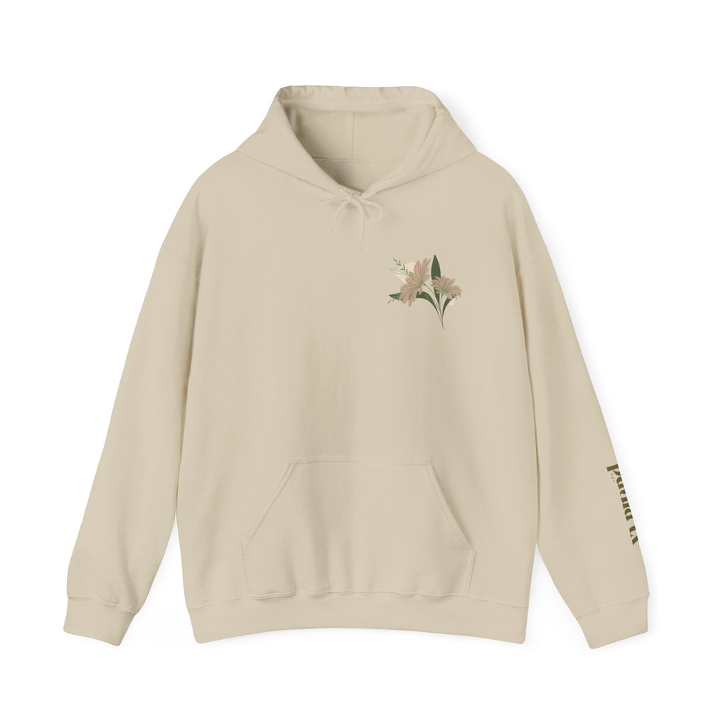 Floral Unisex Hooded Sweatshirt - Comfort & Style for Nature Lovers